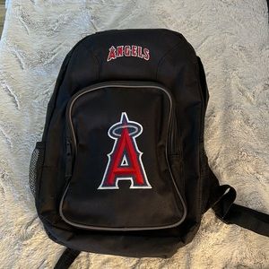 Full sized Angels MLB backpack.